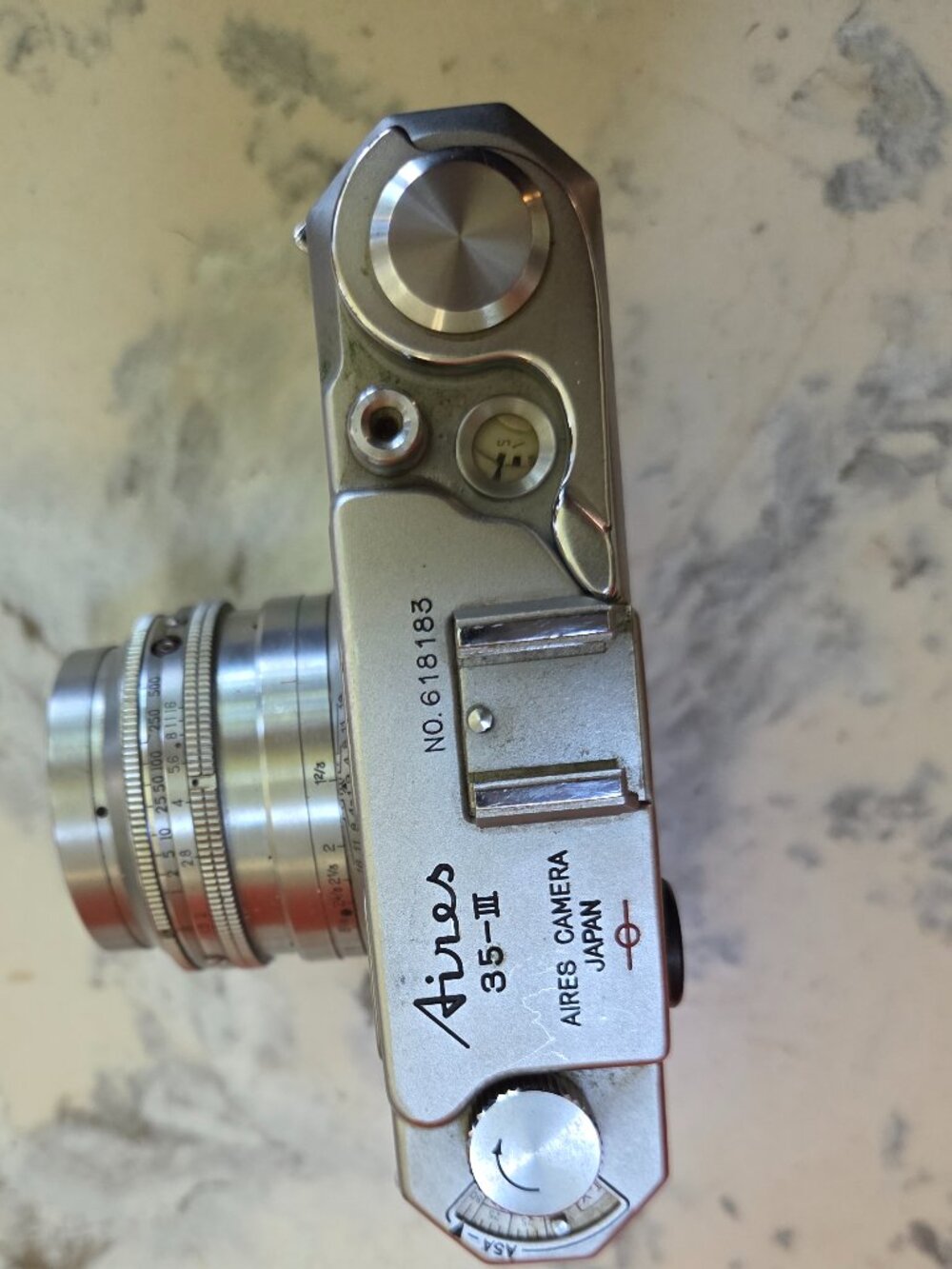 Vintage Aires 35-IIA 35MM Rangefinder Camera Untested
